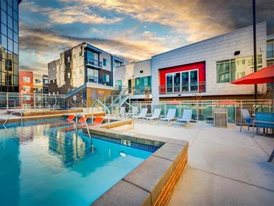 Relaxing Swimming Pool at Element 31Â Apartments, Salt Lake City, Utah